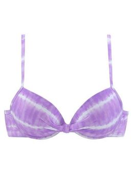 s.Oliver Bügel-Bikini-Top Enja, mit wattierten Cups und Batikdruck