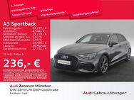 Audi A3, Sportback 30 TFSI S line Assistenz Optikpaket Schaltgetriebe, Jahr 2021 - München