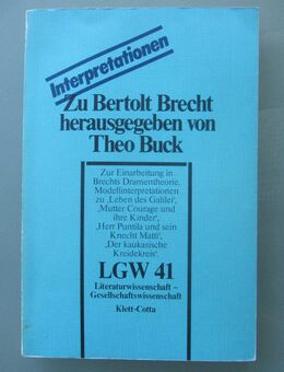 Interpretationen zu Bertold Brecht (1979) - Münster