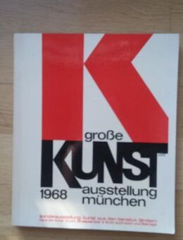 Große Kunstausstellung München 1968. Broschierter Katalog: Kunst aus den Benelux-Ländern. Haus der Kunst, 1968 - Rosenheim