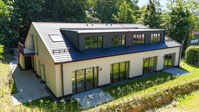 6-Zimmer-Wohnung mit Blick ins Grüne im Ostseebad Binz auf Rügen