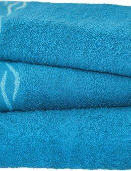 Dyckhoff Handtuch Set Wave, Frottier (Set, 3-St), mit Jacquard-Bordüre,4 Handtücher (50x100cm), 2 Duschtücher (70x140cm)