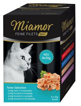 Miamor Feine Filets Mini Pouch 8 x 50 g - Feine Selection