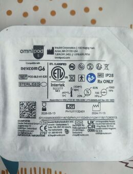 Omnipod Patch Pumpe original verpackt - Waldbrunn (Baden-Württemberg)