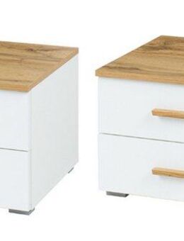 Home affaire Nachttisch Nachttische Fabella (2 Stücke), BxTxH 46,4x40,8x35 cm (Set, 2 Stücke), Nachttische (SET) mit 2 Schubladen