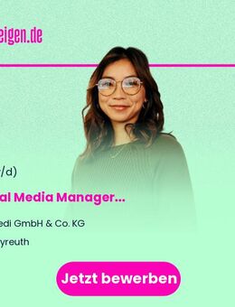 Social Media Manager (w/m/d) - Bayreuth