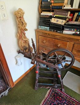 antikes Spinnrad (ca. 150 Jahre alt) - Ratingen
