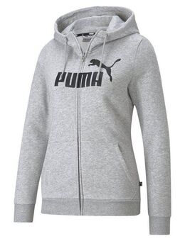 PUMA Kapuzensweatjacke ESS LOGO FULL-ZIP HOODIE FL