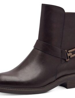 Tamaris Stiefelette, Blockabsatz, Businessschuh mit eleganter Zierschnalle