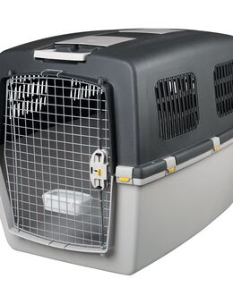 Trixie Transportbox Gulliver + Vetbed® Isobed SL Hundedecke Paw - Box Größe 7: B 73 x T 104 x H 75 cm + Decke L 150 x B 100 cm