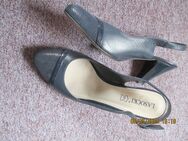 Edle Leder LASOCKI Sling Backs Pumps blau Gr. 39 - TOP - Rottendorf