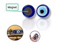 Runde Nazar Boncuk mit Magnet Dekoration Blaue Auge Magnetisch Deko Blau 4cm  8,90 €* in 78052