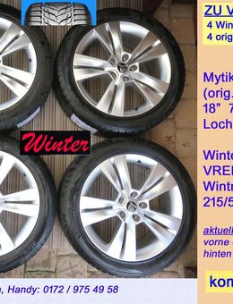 4 Winterreifen auf Alufelgen (Skoda) - Xanten