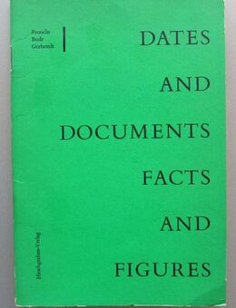 Dates and documents, facts and figures… (1965) - Münster