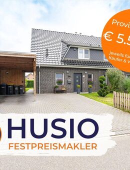 Hochwertig ausgestattete Doppelhaushälfte mit Fußbodenheizung und überdachter Terrasse in Artlenburg - Artlenburg