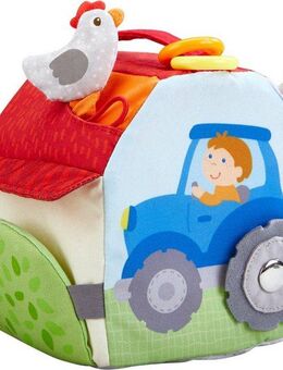 Haba Motorikwürfel Spielwürfel, Bauernhof, aus Stoff