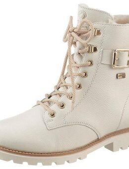 Remonte Winterboots, Blockabsatz, Schnürboots, Outdoorschuh mit Zierschnalle