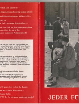 Jeder Fünfte / Jeder Fünfte verliess die Sowjetzone. - Sinsheim