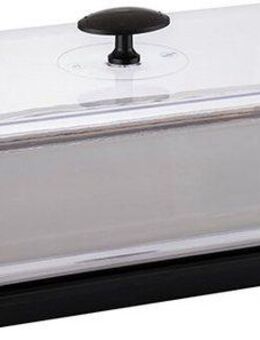 APS Buffet-Vitrine Thermo Tablett, Kunststoff, (Set, 1-tlg), mit Haube, 43x29 cm, inkl. Kühlakkus