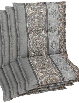GO-DE Sesselauflage, (Set, 4 St), 110x50 cm