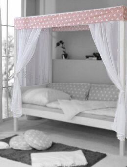 Ticaa Betthimmel Lino (Set, 4-tlg), passend zum Himmelbett »Lino«