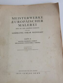 Meisterwerke Europäischer Malerei des XV. - XIX. Jahrhunderts, Mappe II - Horgen