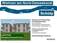 Schlüsselfertige OG-Wohnung am Nord-Ostseekanal mit großer Dachterrasse und herrlichem Kanalblick! - Schülp (Rendsburg)