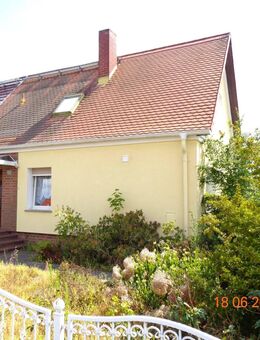Guben - Reihenendhaus mit Garage, Werkstatt & Wintergarten - Guben