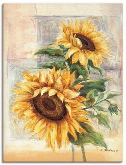 Artland Wandbild Sonnenblumen II, Blumen (1 St), als Alubild, Outdoorbild, Leinwandbild, Poster, Wandaufkleber