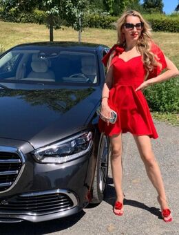 Rotes Kleid - Hamburg