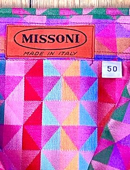 Neues Missoni Herren-Hemd, 100% Baumwolle, kurzärmelig, Größe 50 - München Berg am Laim