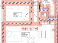 Neubauvorhaben 3 Zimmerwohnung mit Balkon inkl. Tiefgaragenstellplatz in Vöhringen provisionsfrei zu verkaufen - Vöhringen (Bayern)