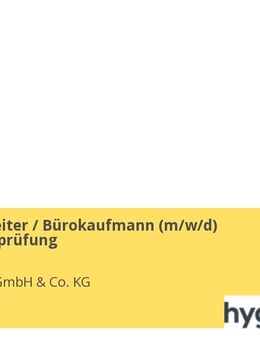 Sachbearbeiter / Bürokaufmann (m/w/d) Rechnungsprüfung - Telgte