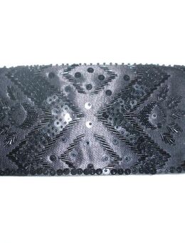 Clutch schwarz Seide UNIKAT NEU - Saarbrücken