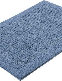 Kleine Wolke Badematte Net, Höhe 17 mm, rutschhemmend beschichtet, fußbodenheizungsgeeignet, Baumwolle, rechteckig, Badteppich, Uni Farben, rutschhhemmend