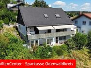 Sonnige Südhanglage im idyllischen Gersprenztal. Großes Einfamilienhaus mit Garage und Carport. - Reichelsheim (Odenwald)