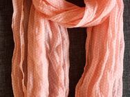 Sommer Loop Schal Pink mit kleinen weißen Punkten - Merzenich