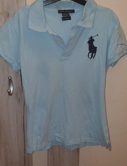 Ralph Lauren Damen Poloshirt custom fit Hellblau Größe 38(M) - Darmstadt