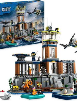 LEGO® Polizeistation auf der Gefängnisinsel (60419), LEGO City Konstruktionsspielsteine, (980 St), Made in Europe