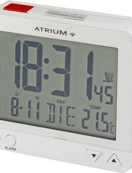 Atrium Funkwecker A760-0 Digitalwecker, Quarzwecker, Innentemperatur, Schlafzimmer