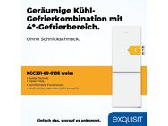 exquisit Kühl-/Gefrierkombination KGC231-60-010E weiss, 143,5 cm hoch, 49 cm breit, 175 L Volumen, 4 Sterne Gefrieren