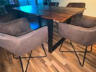 holz Esstisch mit 6 Stühlen - Stuttgart