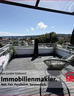 Bodensee in Sicht - stilvolles Penthouse mit umlaufender Dachterrasse - Bodman-Ludwigshafen