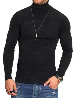 behype Rollkragenpullover TIM im Slim Fit-Schnitt