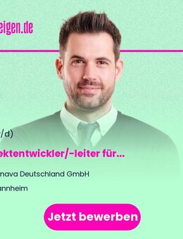 Projektentwickler/-leiter (m/w/d) für Wohnimmobilien - Mannheim