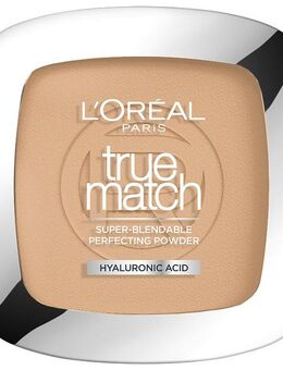 L'ORÉAL PARIS Puder L'Oréal Paris True Match Puder, Mildert Erscheinungsbild feiner Linien, variable Deckkraft, mattiert.
