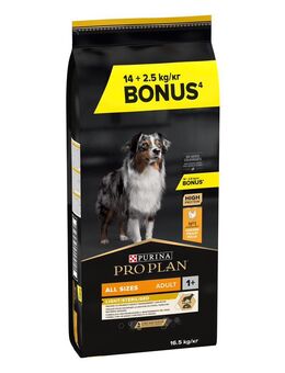 2,5 kg gratis! 16,5 kg PURINA PRO PLAN Adult - All Sizes Light/Sterilised