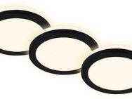 Briloner Leuchten LED Einbauleuchte LED-Einbauleuchten, 3er-Set, schwarz, 3xLED-Platine/3W