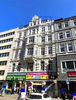 Mittendrin und über allen - gepflegte 3 Zimmer WHG, ca. 92,50 m², im 5. OG am Steindamm, St. Georg - Hamburg