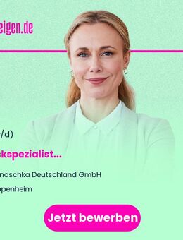 Druckspezialist (m/w/d) - Kippenheim